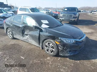 2017 Honda Civic Sedan LX with VIN 19XFC2F60HE218757, listed as a IAAI auction lot 41419317 with 70,613 mi miles. Bid and sale history available at carsss.com. Image 1.