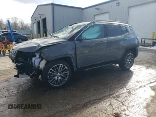 2023 Jeep Compass Limited with VIN 3C4NJDCN3PT505450, listed as a Copart auction lot 45548735 with 18,326 mi miles and Salvage Title. Bid and sale history available at DreamBid. Image 1.