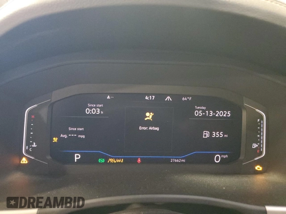 2021 Volkswagen Atlas SEL Premium z VIN 1V2TE2CA0MC220420, wystawiony jako Copart lot #56583215 z przebiegiem 27 662 mil mil oraz Szkoda całkowita • Salvage title. Historia ofert i sprzedaży dostępna na DreamBid. Obrazek 9.