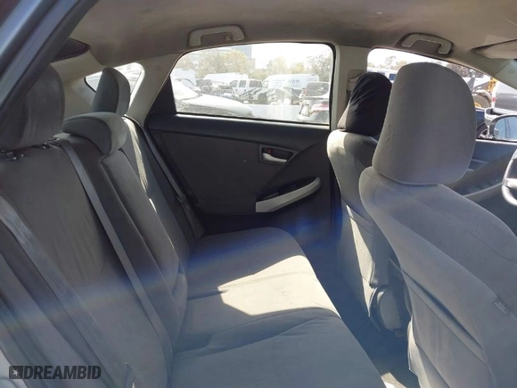 2012 Toyota Prius One with VIN JTDKN3DU9C1609255, listed as a IAAI auction lot 42031902 with 1 mi miles. Bid and sale history available at carsss.com. Image 8.