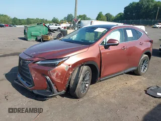 2025 Lexus NX 350h Luxury with VIN 2T2HKCEZ6SC041792, listed as a IAAI auction lot 42568589 with 13,469 mi miles and . Bid and sale history available at DreamBid. Image 17.