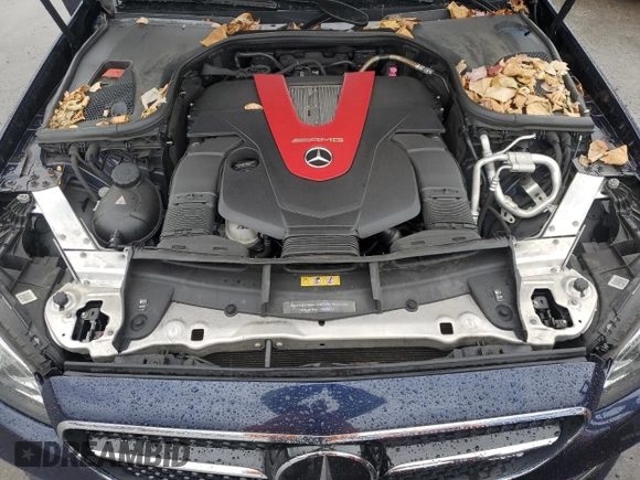 2017 Mercedes-Benz E-Class AMG E 43 with VIN WDDZF6EBXHA163981, listed as a Copart auction lot 80611534 with 85,528 mi miles and Salvage Title. Bid and sale history available at carsss.com. Image 12.