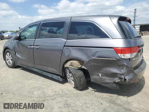 2016 Honda Odyssey EX-L with VIN 5FNRL5H61GB029782, listed as a Copart auction lot 53917895 with 139,630 mi miles and Salvage Title. Bid and sale history available at carsss.com. Image 2.