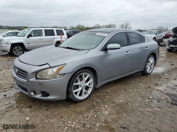 2009 Nissan Maxima 3.5 SV with VIN 1N4AA51EX9C814036, listed as a Copart auction lot 51849565 with 209,715 mi miles and Salvage Title. Bid and sale history available at carsss.com. Image 1.