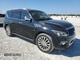 2016 Infiniti QX80 with VIN JN8AZ2NF7G9612712, listed as a Copart auction lot 68152744 with 126,202 mi miles and Clean Title. Bid and sale history available at carsss.com. Image 4.