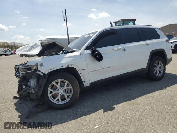 2023 Jeep Grand Cherokee Limited with VIN 1C4RJKBG7P8886517, listed as a Copart auction lot 54020775 with 54,270 mi miles and Non repairable. Bid and sale history available at DreamBid. Image 1.