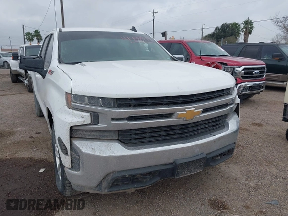 2021 Chevrolet Silverado 1500 LT with VIN 3GCUYDET9MG284461, listed as a IAAI auction lot 41498949 with 102,991 mi miles. Bid and sale history available at carsss.com. Image 1.