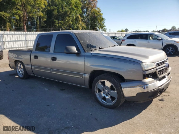 2007 Chevrolet Silverado 1500 Classic LS with VIN 2GCEC13VX71125936, listed as a Copart auction lot 75474924 with 0 mi miles and Salvage Title. Bid and sale history available at carsss.com. Image 4.