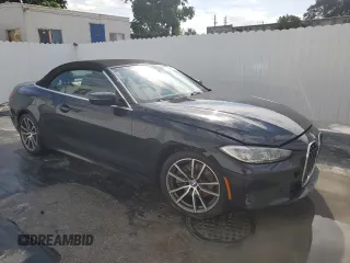 2024 BMW 4 Series 430i with VIN WBA23AT05RCR37355, listed as a Copart auction lot 89371545 with 19,996 mi miles and Salvage title. Bid and sale history available at DreamBid. Image 4.