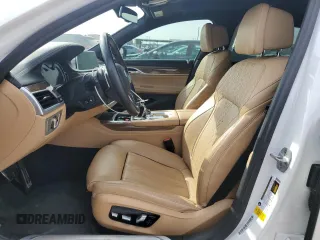 2019 BMW 7 Series 750i with VIN WBA7F0C59KGM24241, listed as a Copart auction lot 45171345 with 60,443 mi miles and Salvage title. Bid and sale history available at DreamBid. Image 7.