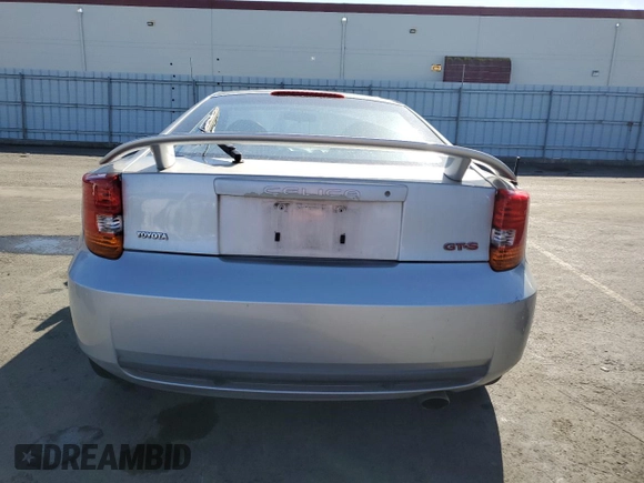 2002 Toyota Celica GTS with VIN JTDDY32T320060702, listed as a Copart auction lot 81508354 with 214,998 mi miles and Salvage Title. Bid and sale history available at carsss.com. Image 6.