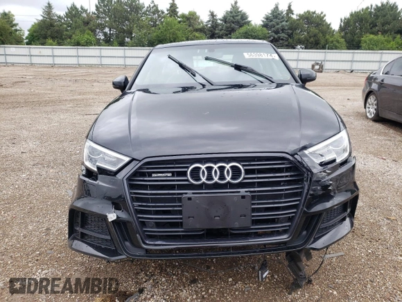 2020 Audi A3 Sedan S line Premium with VIN WAUBEGFF5LA091244, listed as a Copart auction lot 56398174 with 13,710 mi miles and Salvage Title. Bid and sale history available at carsss.com. Image 5.