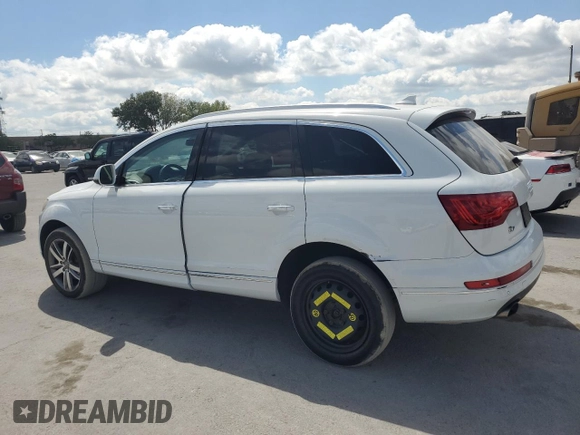 2013 Audi Q7 3.0L TDI Premium Plus with VIN WA1LMAFE7DD002766, listed as a Copart auction lot 52759235 with 184,670 mi miles and Clean Title. Bid and sale history available at carsss.com. Image 2.