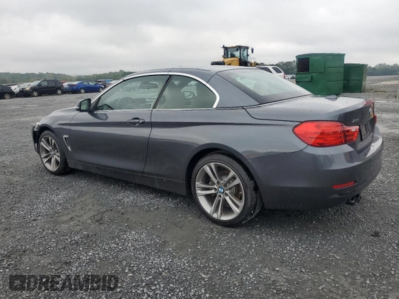 2014 BMW 4 Series 428i xDrive with VIN WBA3T1C58EPS98164, listed as a Copart auction lot 71273804 with 53,836 mi miles and Salvage Title. Bid and sale history available at carsss.com. Image 2.