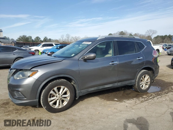 2014 Nissan Rogue SV with VIN 5N1AT2MV7EC842770, listed as a Copart auction lot 48065055 with 139,164 mi miles and Salvage Title. Bid and sale history available at carsss.com. Image 1.
