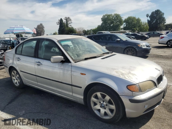 2002 BMW 3 Series 325i with VIN WBAEV33402KL76354, listed as a Copart auction lot 48049005 with 75,532 mi miles and Salvage Title. Bid and sale history available at carsss.com. Image 4.