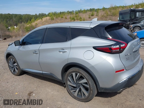 2023 Nissan Murano SL with VIN 5N1AZ2CJ4PC130734, listed as a IAAI auction lot 41741504 with 35,124 mi miles and . Bid and sale history available at DreamBid. Image 14.
