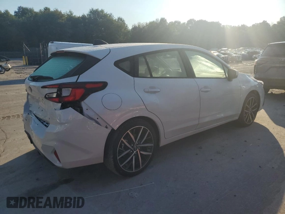 2024 Subaru Impreza Sport with VIN JF1GUAFCXR8386005, listed as a Copart auction lot 69792634 with 279 mi miles and Salvage Title. Bid and sale history available at carsss.com. Image 3.