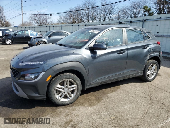 2022 Hyundai Kona SE with VIN KM8K2CAB5NU795868, listed as a Copart auction lot 48125285 with 47,840 mi miles and Salvage Title. Bid and sale history available at carsss.com. Image 1.