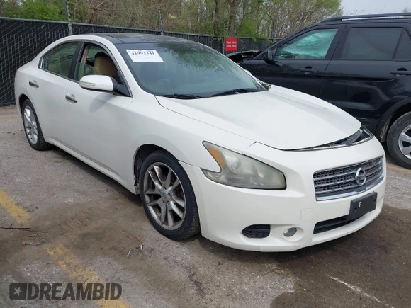 2009 Nissan Maxima SV with VIN 1N4AA51E29C820235, listed as a IAAI auction lot 41993341 with 257,741 mi miles and . Bid and sale history available at DreamBid. Image 1.