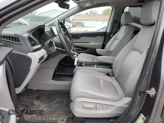 2018 Honda Odyssey EX-L with VIN 5FNRL6H78JB091153, listed as a Copart auction lot 52743715 with 69,849 mi miles and Salvage Title. Bid and sale history available at DreamBid. Image 7.
