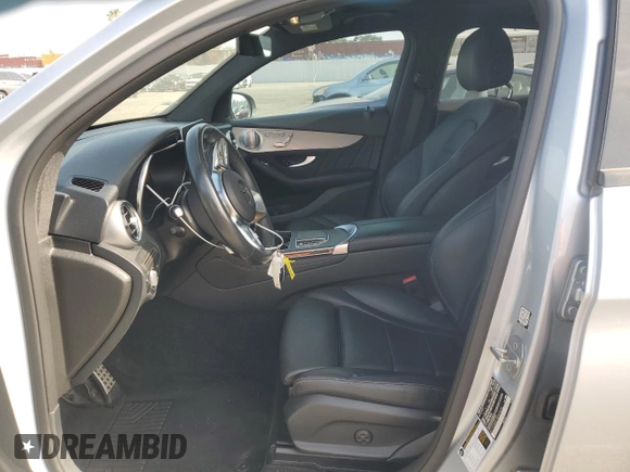 2021 Mercedes-Benz GLC 300 with VIN W1N0J8EB1MF874553, listed as a Copart auction lot 57517415 with 62,413 mi miles and Salvage title. Bid and sale history available at DreamBid. Image 7.
