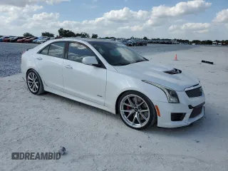 2016 Cadillac ATS-V with VIN 1G6AN5SY3G0113489, listed as a Copart auction lot 50883795 with 92,945 mi miles and Salvage Title. Bid and sale history available at carsss.com. Image 4.