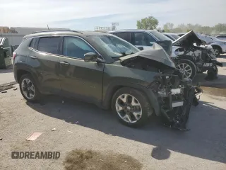 2020 Jeep Compass Limited with VIN 3C4NJDCB0LT155968, listed as a Copart auction lot 55809245 with Not provided miles and Salvage title. Bid and sale history available at DreamBid. Image 4.