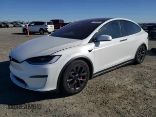 2024 Tesla Model X Plaid with VIN 7SAXCBE65RF437640, listed as a Copart auction lot 88109135 with Not Provided miles and Salvage Title. Bid and sale history available at DreamBid. Image 1.