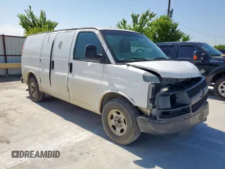 2007 Chevrolet Express Cargo z VIN 1GCFG15X871251452, wystawiony jako Copart lot #60542685 z przebiegiem 278 825 mil mil oraz Szkoda całkowita • Salvage title. Historia ofert i sprzedaży dostępna na DreamBid. Obrazek 4.