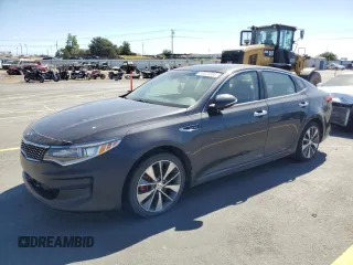 2016 Kia Optima SX Turbo with VIN 5XXGW4L28GG042409, listed as a Copart auction lot 59023395 with 153,833 mi miles and Clean title. Bid and sale history available at DreamBid. Image 1.