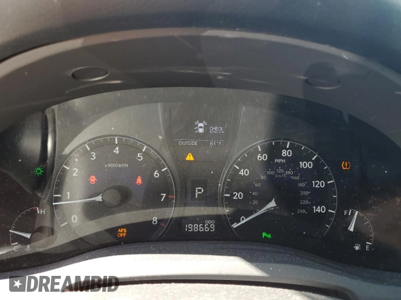 2012 Lexus RX 350 with VIN 2T2BK1BA1CC152745, listed as a Copart auction lot 59221485 with 198,669 mi miles and Salvage title. Bid and sale history available at DreamBid. Image 9.