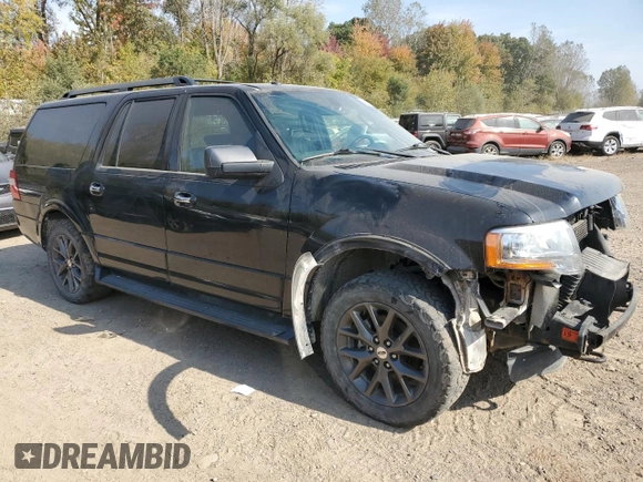 2017 Ford Expedition EL Limited with VIN 1FMJK2AT9HEA54412, listed as a Copart auction lot 74879204 with 245,863 mi miles and Clean Title. Bid and sale history available at carsss.com. Image 4.