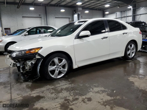 2010 Acura TSX with VIN JH4CU2F61AC008339, listed as a Copart auction lot 52099075 with 163,314 mi miles and Salvage Title. Bid and sale history available at carsss.com. Image 1.