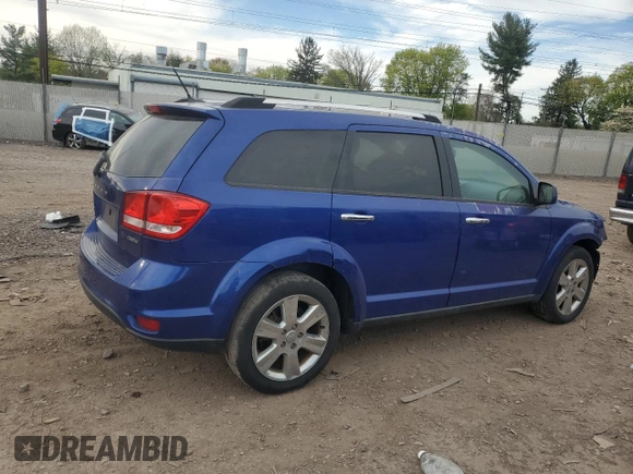 2012 Dodge Journey Crew with VIN 3C4PDCDG1CT399343, listed as a Copart auction lot 53610425 with 47,681 mi miles and Salvage title. Bid and sale history available at DreamBid. Image 3.