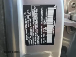 2018 Infiniti QX30 Luxury z VIN SJKCH5CP0JA050711, wystawiony jako Copart lot #48194225 z przebiegiem 116 892 mil mil oraz Szkoda całkowita • Salvage title. Historia ofert i sprzedaży dostępna na DreamBid. Obrazek 14.