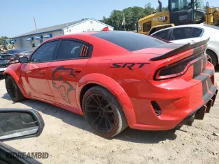 2021 Dodge Charger SRT Hellcat Redeye Widebody with VIN 2C3CDXL92MH615028, listed as a Copart auction lot 76061024 with 21,741 mi miles and Clean Title. Bid and sale history available at carsss.com. Image 2.
