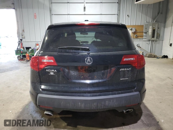 2008 Acura MDX with VIN 2HNYD282X8H509412, listed as a Copart auction lot 88977965 with 176,741 mi miles and Salvage Title. Bid and sale history available at DreamBid. Image 6.