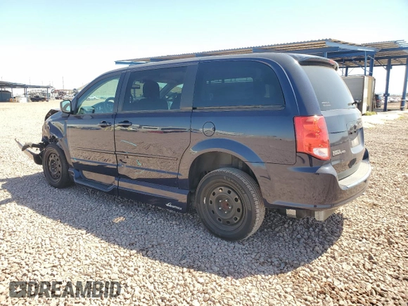 2015 Dodge Grand Caravan SE with VIN 2C4RDGBG2FR606297, listed as a Copart auction lot 53870875 with 35,676 mi miles and Salvage Title. Bid and sale history available at DreamBid. Image 2.
