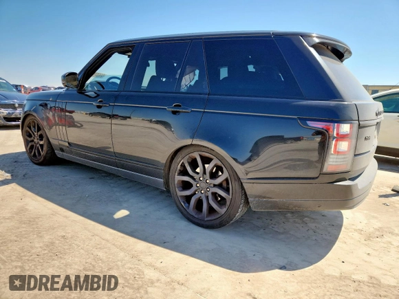 2014 Land Rover Range Rover HSE with VIN SALGS2WF1EA182740, listed as a Copart auction lot 61433785 with 153,874 mi miles and Salvage title. Bid and sale history available at DreamBid. Image 2.