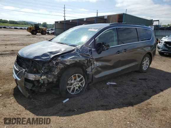 2022 Chrysler Pacifica Touring L with VIN 2C4RC1BG8NR158629, listed as a Copart auction lot 58541395 with 76,544 mi miles and Salvage title. Bid and sale history available at DreamBid. Image 1.