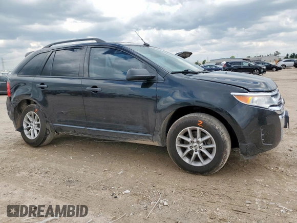 2013 Ford Edge SE with VIN 2FMDK3GC6DBC37458, listed as a Copart auction lot 60228945 with 156,410 mi miles and Salvage title. Bid and sale history available at DreamBid. Image 4.