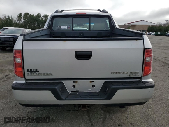 2009 Honda Ridgeline RT with VIN 2HJYK16259H501398, listed as a Copart auction lot 49847775 with 197,703 mi miles and Salvage title. Bid and sale history available at DreamBid. Image 6.