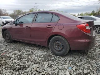 2012 Honda Civic LX with VIN 2HGFB2F56CH590113, listed as a Copart auction lot 51314825 with 168,156 mi miles and Salvage Title. Bid and sale history available at DreamBid. Image 2.