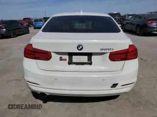2017 BMW 3 Series 320i with VIN WBA8E1G53HNU13232, listed as a Copart auction lot 49225525 with 0 mi miles and Salvage Title. Bid and sale history available at carsss.com. Image 6.
