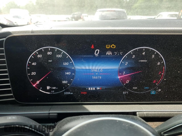 2024 Mercedes-Benz GLE 350 with VIN 4JGFB4FB1RB126059, listed as a Copart auction lot 56416905 with 56,678 mi miles and Salvage title. Bid and sale history available at DreamBid. Image 9.