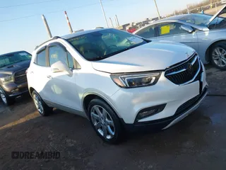 2017 Buick Encore Essence with VIN KL4CJCSB0HB059182, listed as a IAAI auction lot 41738135 with 110,887 mi miles and . Bid and sale history available at carsss.com. Image 1.
