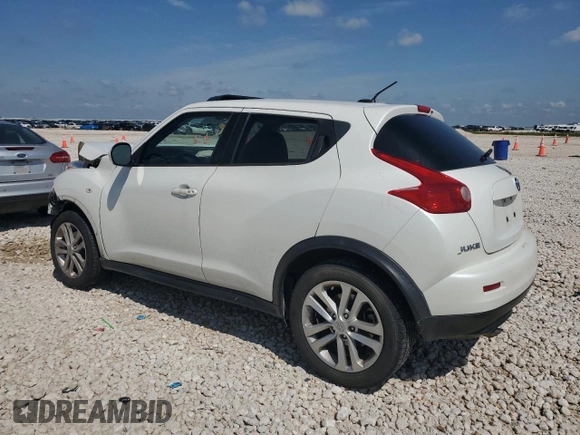 2014 Nissan Juke SV with VIN JN8AF5MV2ET363254, listed as a Copart auction lot 56246445 with Not provided miles and Salvage title. Bid and sale history available at DreamBid. Image 2.