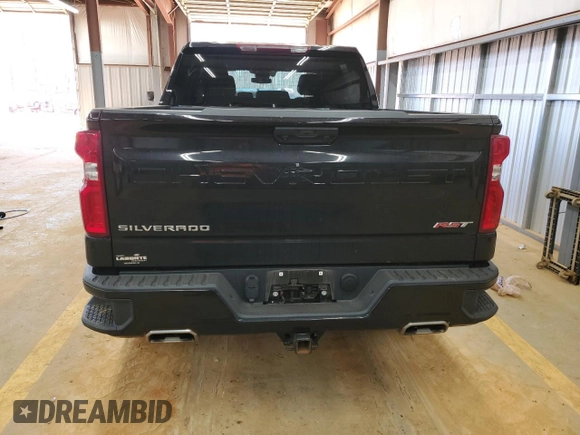 2023 Chevrolet Silverado 1500 RST with VIN 2GCUDEED3P1152321, listed as a Copart auction lot 47077775 with 43,626 mi miles and Salvage Title. Bid and sale history available at DreamBid. Image 6.