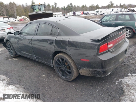 2014 Dodge Charger SXT Plus with VIN 2C3CDXJG2EH163049, listed as a IAAI auction lot 41634369 with 1 mi miles. Bid and sale history available at carsss.com. Image 3.